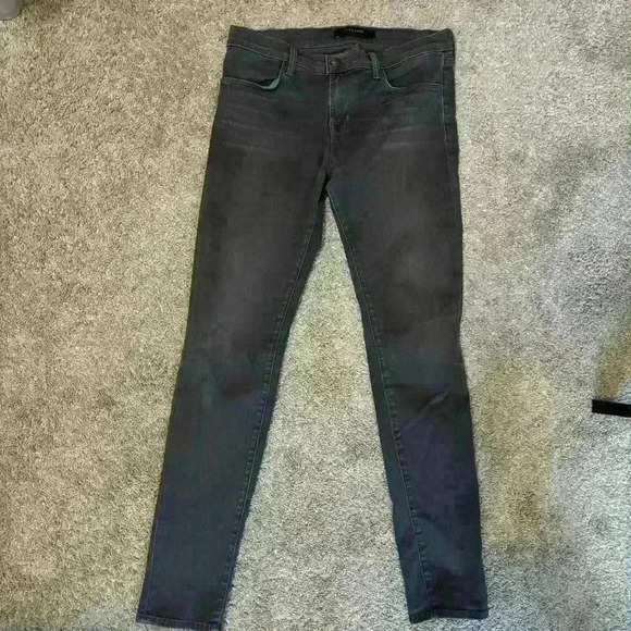 J Brand 620 Mid Rise Super Skinny Jeans, Dare Washed Black Size 29 - Picture 3 of 9